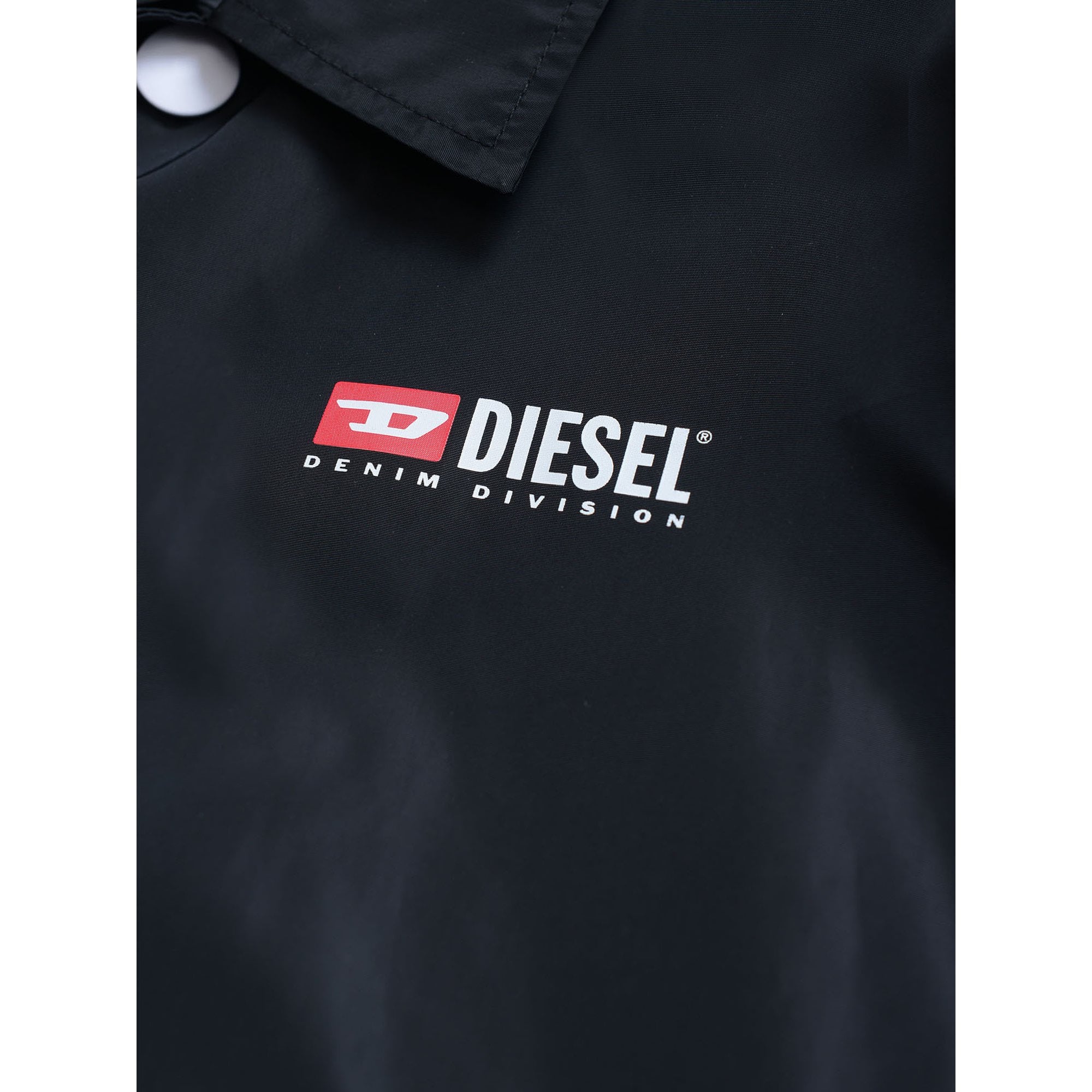 Diesel Boys Embroidered Logo Jacket Black 6Y