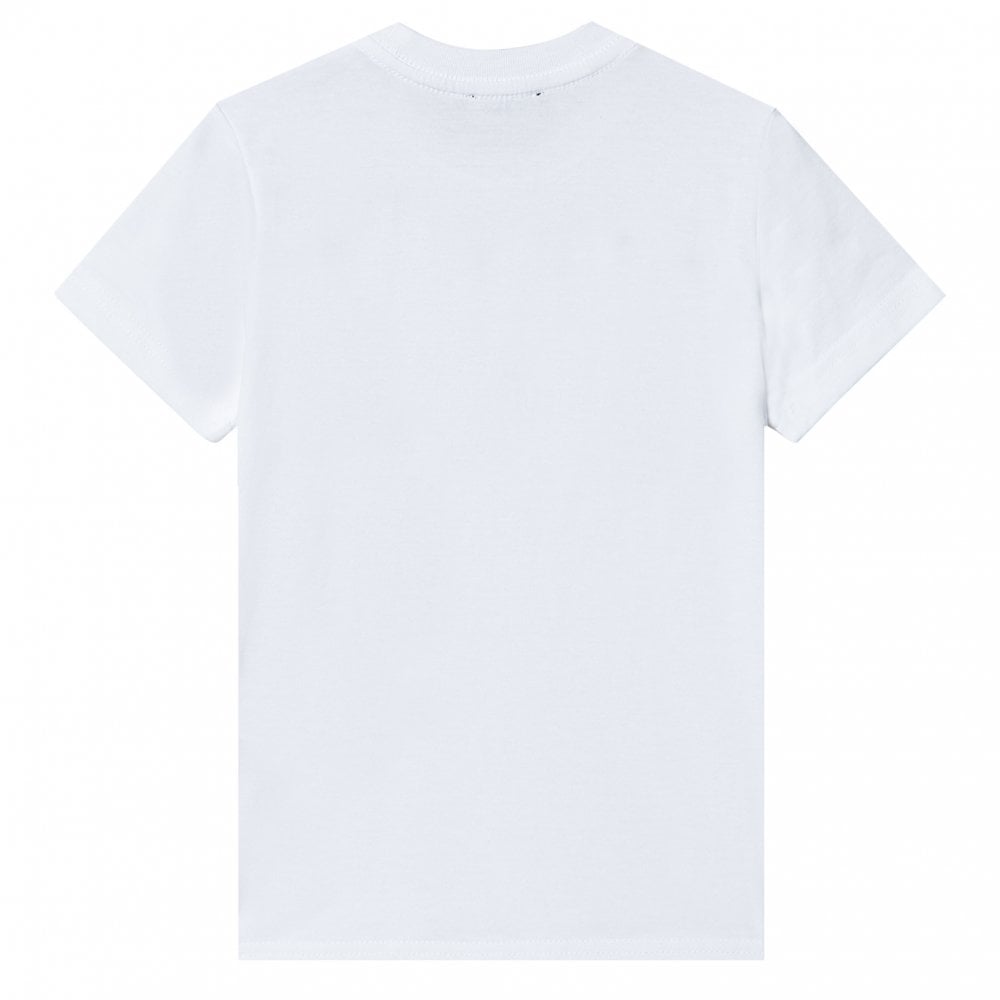 Diesel Boys Cotton Logo T-shirt White 12Y