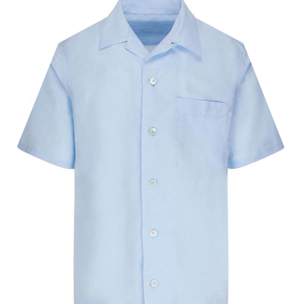 Kenzo Men's Half Sleeved Shirt Blue - BLUE S