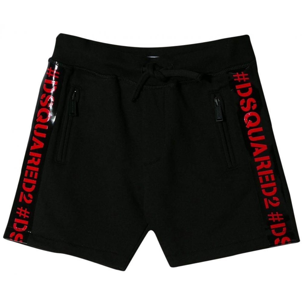 Dsquared2 Boys Side Logo Shorts Black - BLACK 6Y