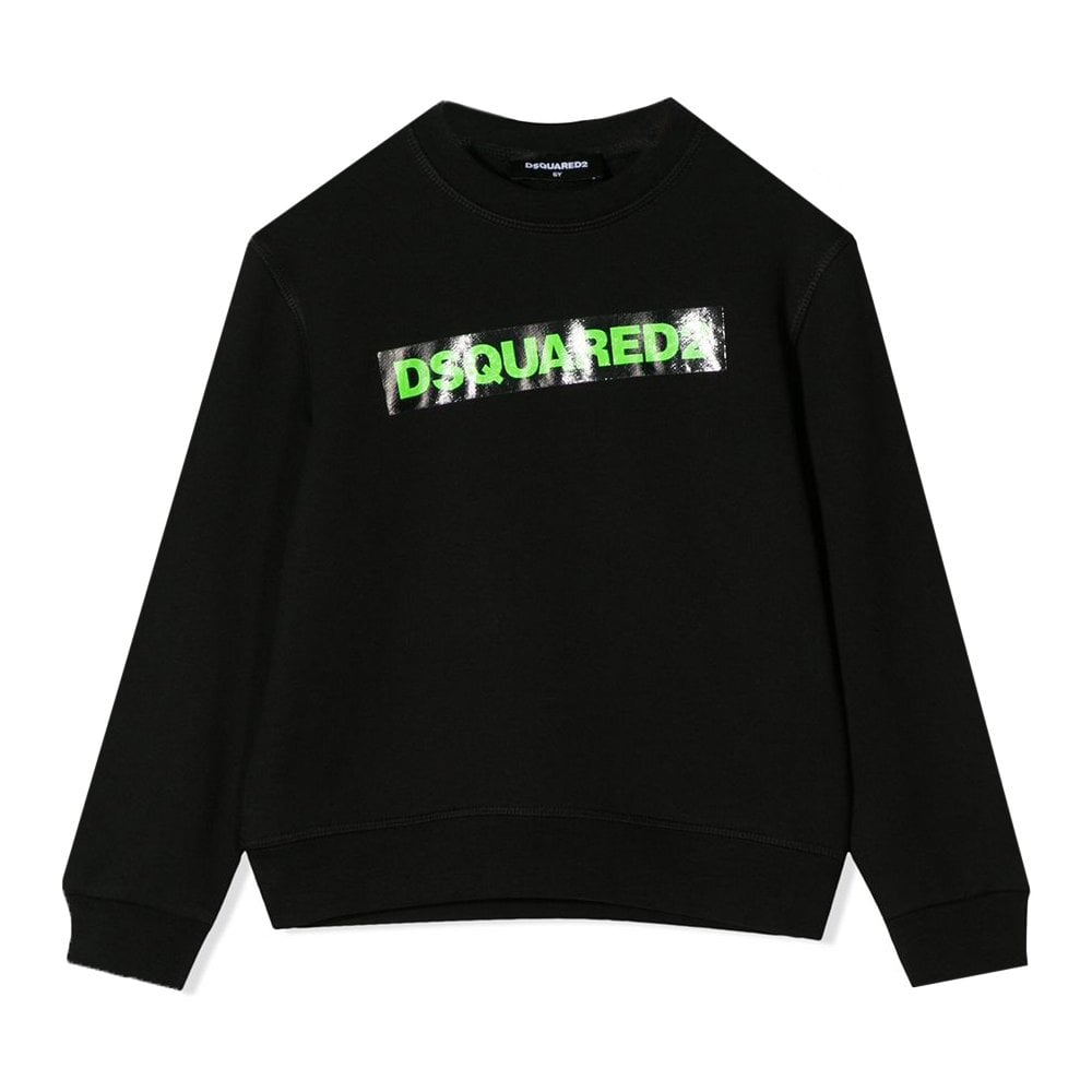 Dsquared2 Boys Logo Sweater Black - BLACK 10Y