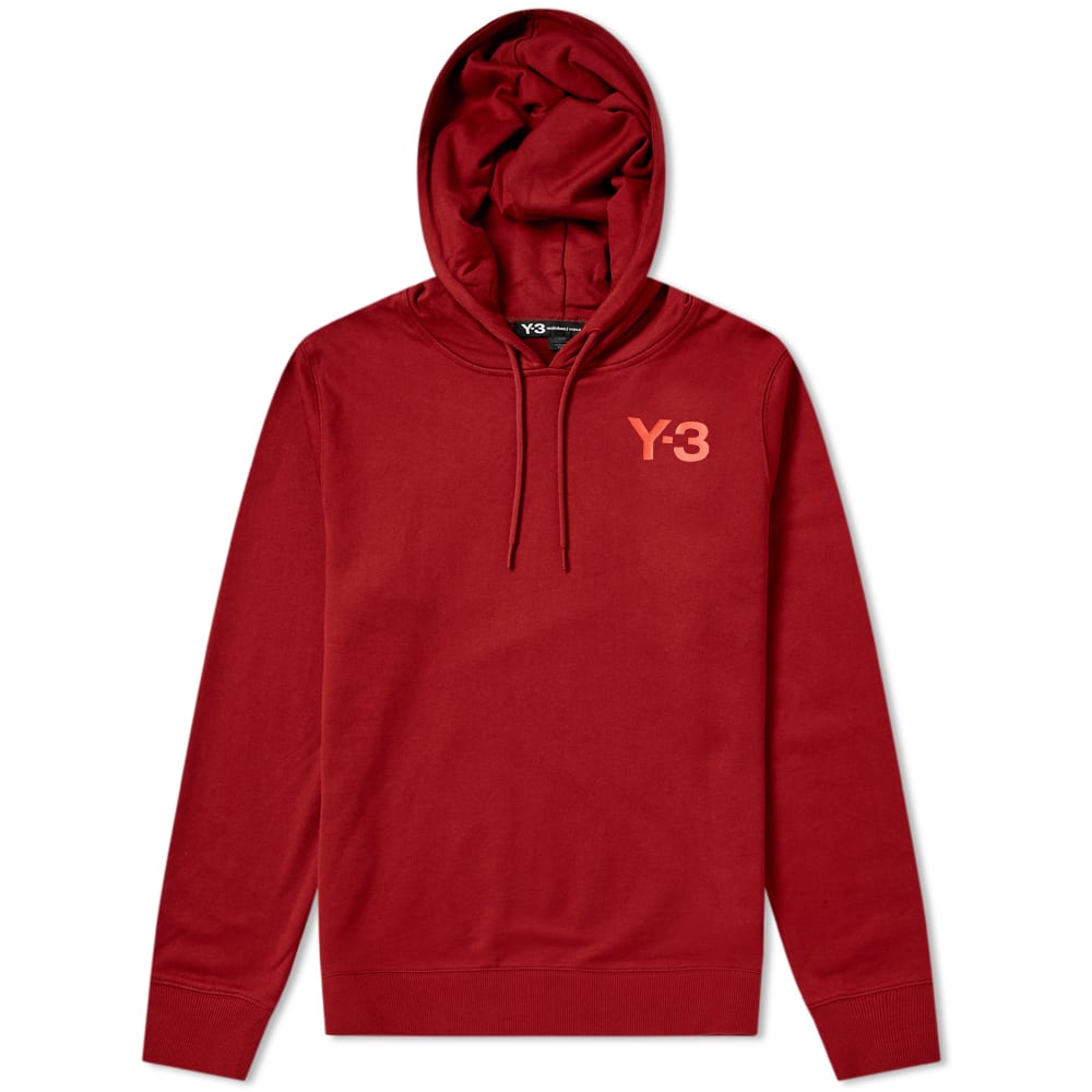 Y-3 Men's Classic Logo Popover Hoodie Red - XL RED