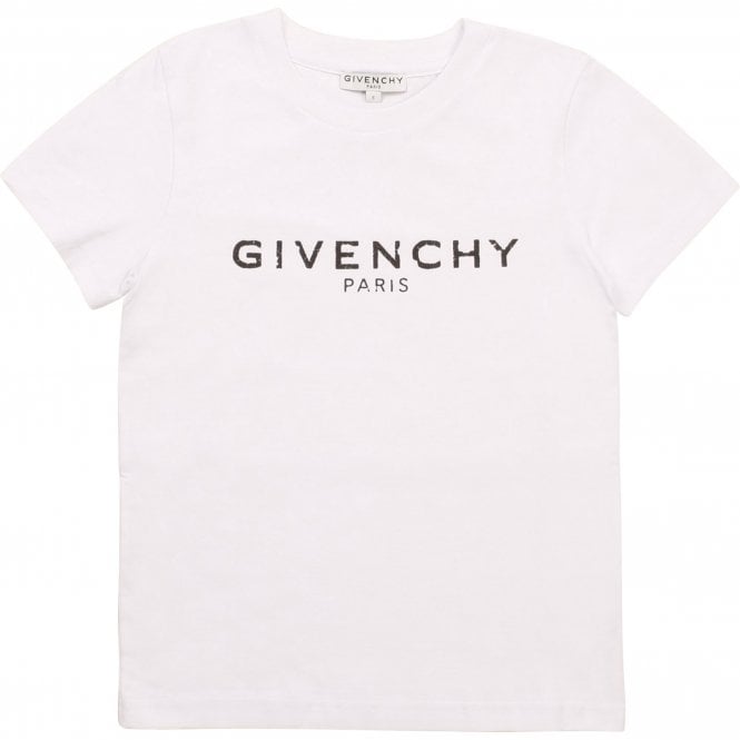 Givenchy Boys Cotton T-shirt White 4Y