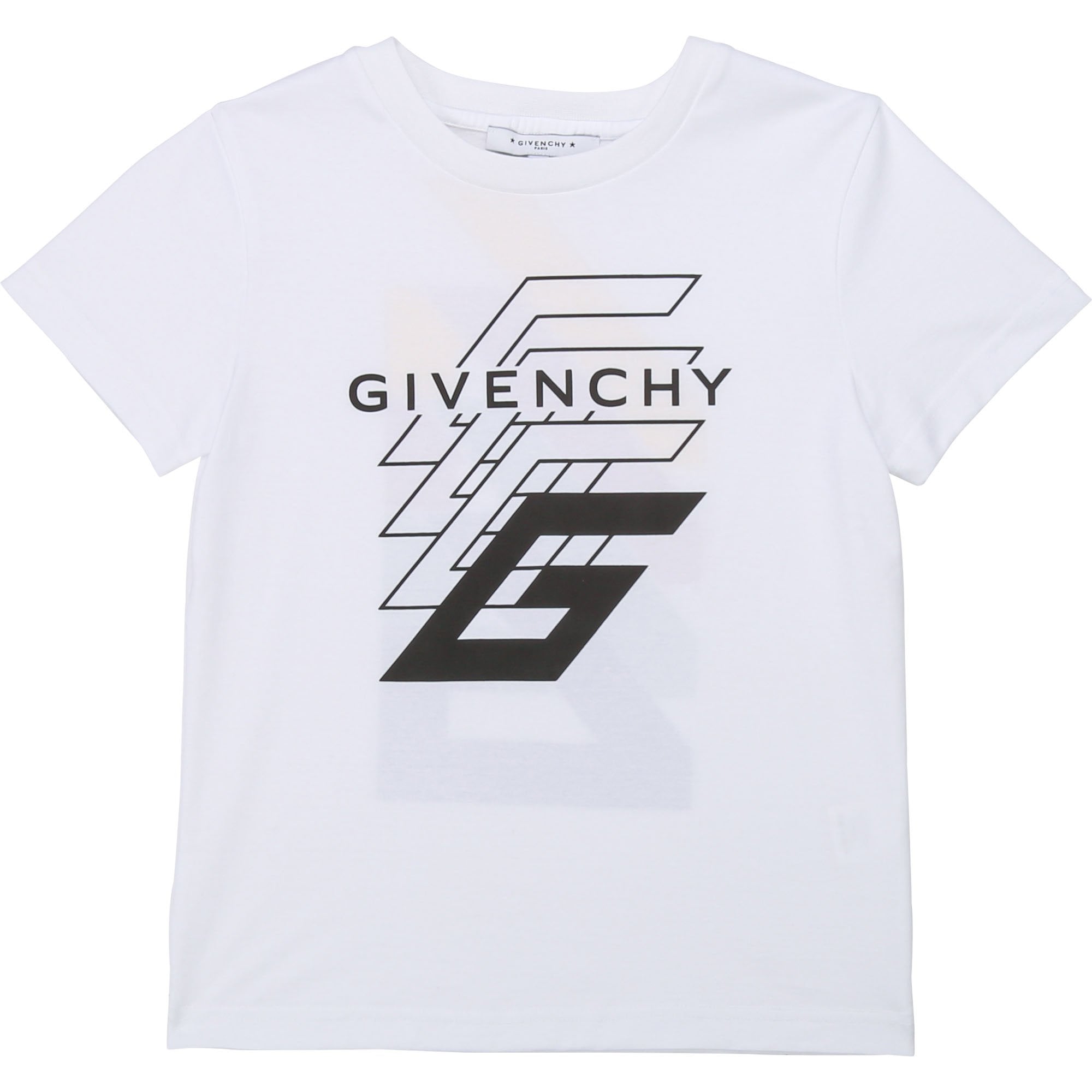 Givenchy Boys Cotton T-shirt White - WHITE 4Y