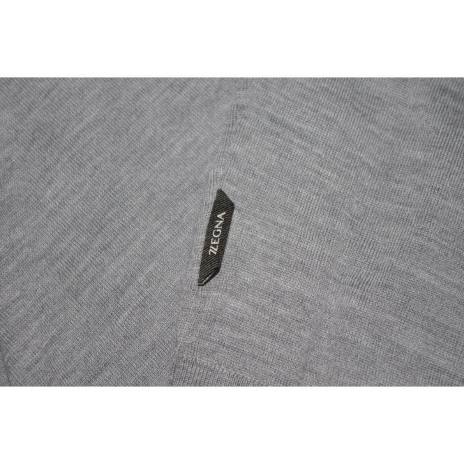 Z Zegna Men's Crewneck Knitwear Grey XL