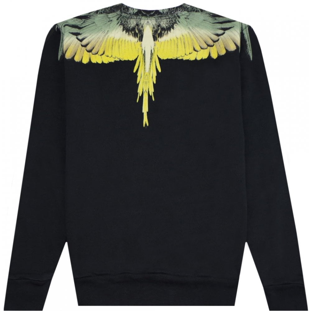Marcelo Burlon Men's Wings Sweater Black — Maison Threads