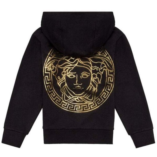 Versace Boys Signature Hoodie Black 12Y