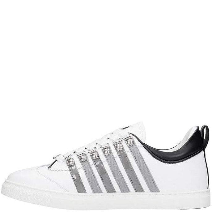 Dsquared2 Men's Stripe Sneakers White UK 8