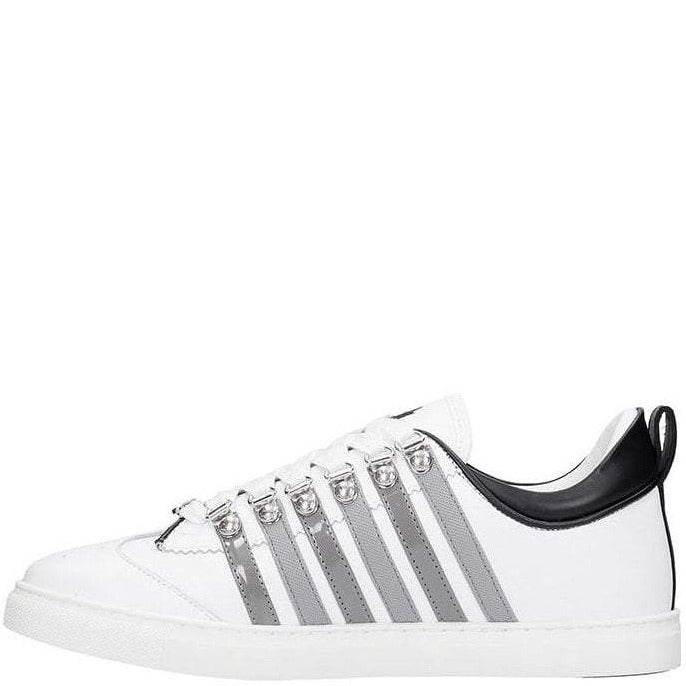 Dsquared2 Men's Stripe Sneakers White UK 7