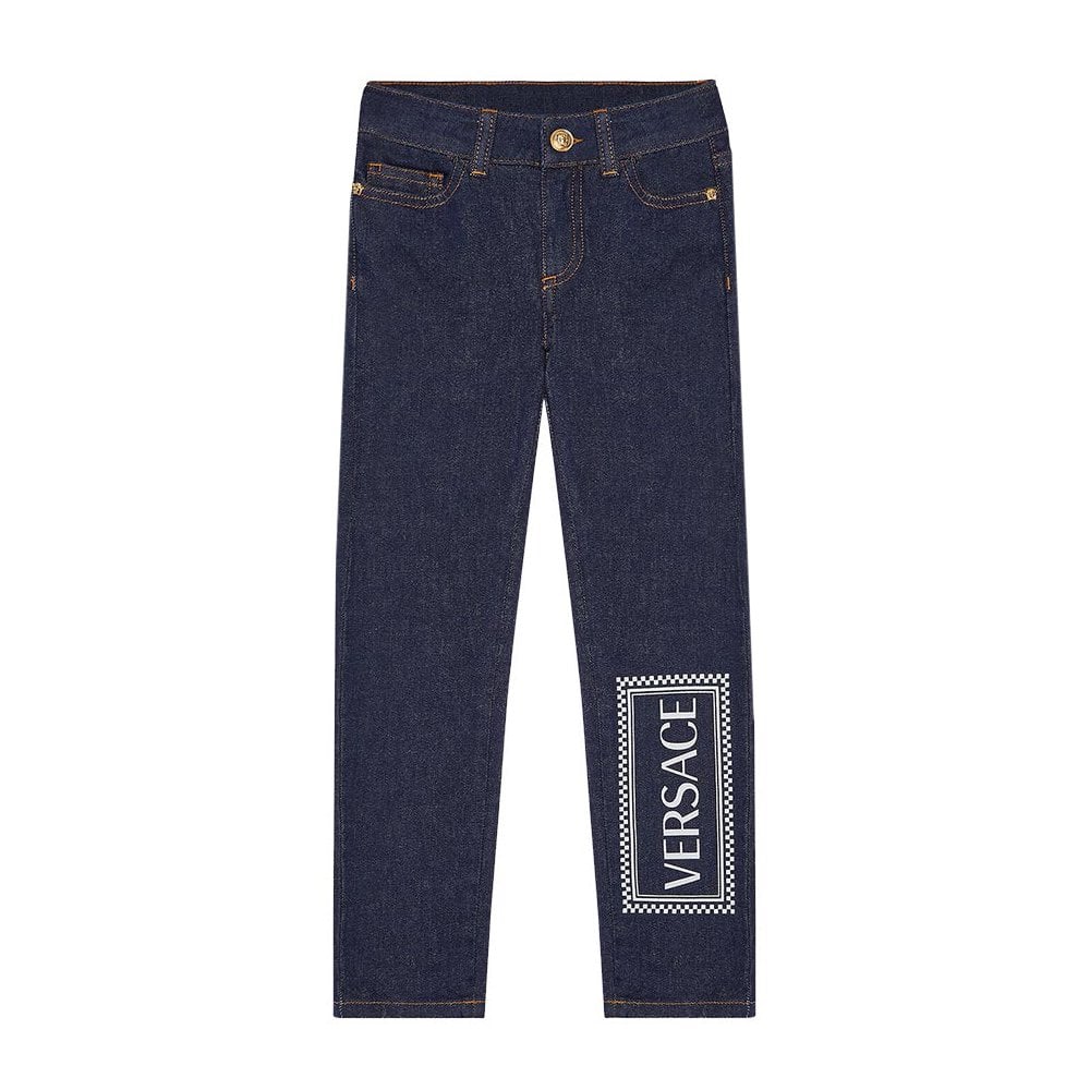 Versace Boys Logo Jeans Blue 12 Years