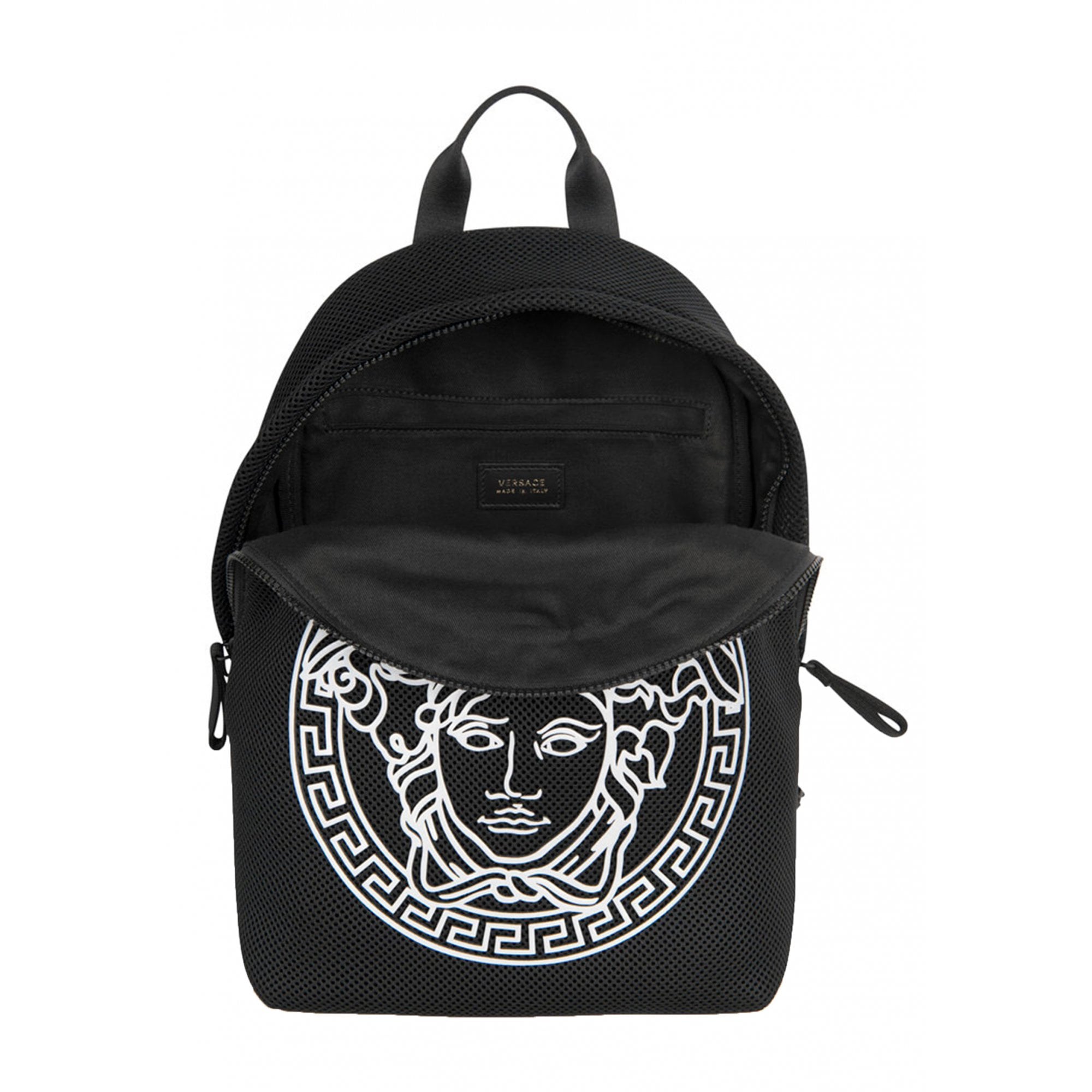 Versace Boys Medusa Head Backpack Black ONE Size