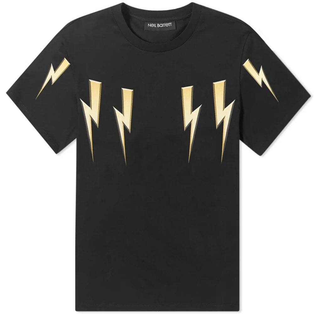 Neil Barrett Men's Thunderbolt T-shirt Black XL