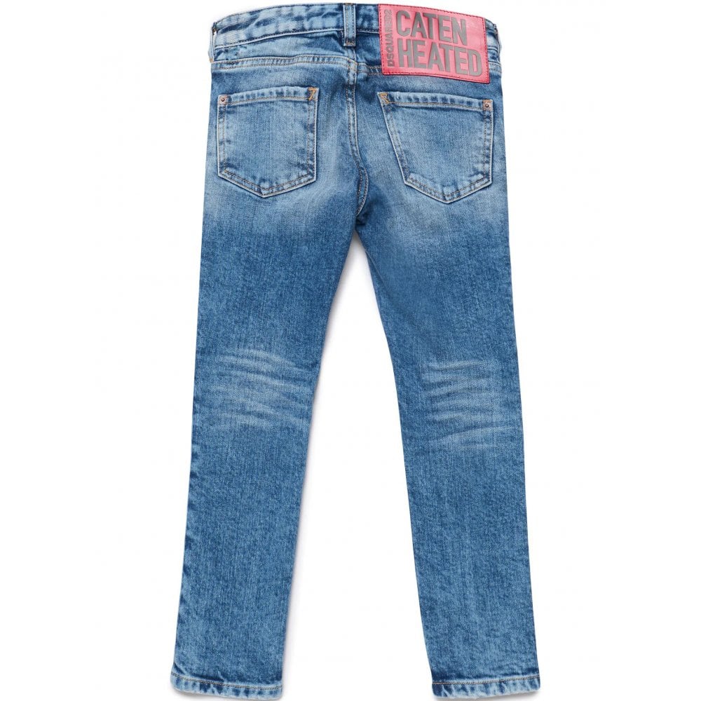 Dsquared2 - Kids Caten Heated Skater Jeans | Maison Threads