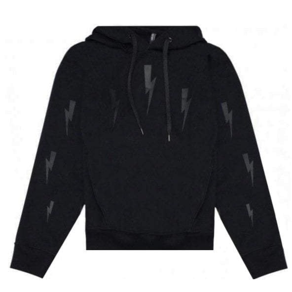 Neil Barrett Men's Bolt Hoodie Black - BLACK S