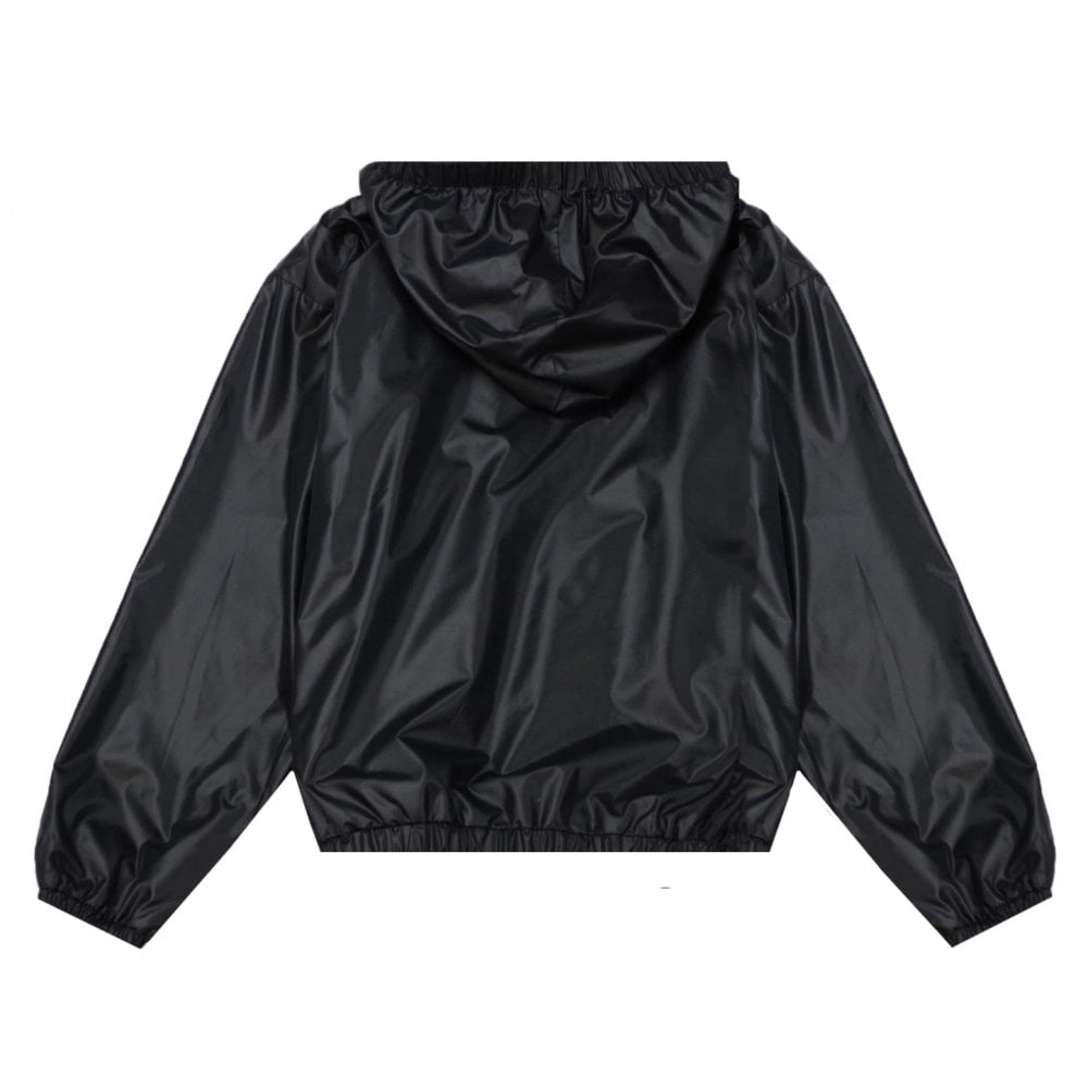 Versace Boys Logo Hooded Jacket Black 10Y