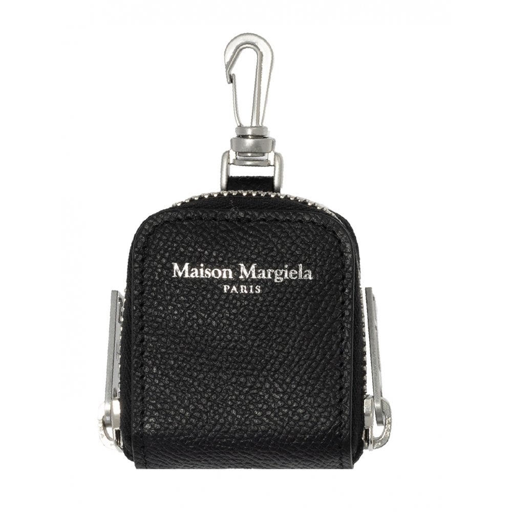 Maison Margiela Men's Leather Headphones Pouch Black - BLACK ONE SIZE