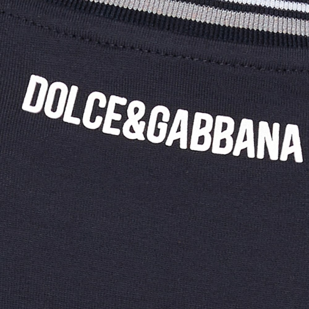 Dolce & Gabbana Boys Long Sleeve T-shirt Black Navy 6Y