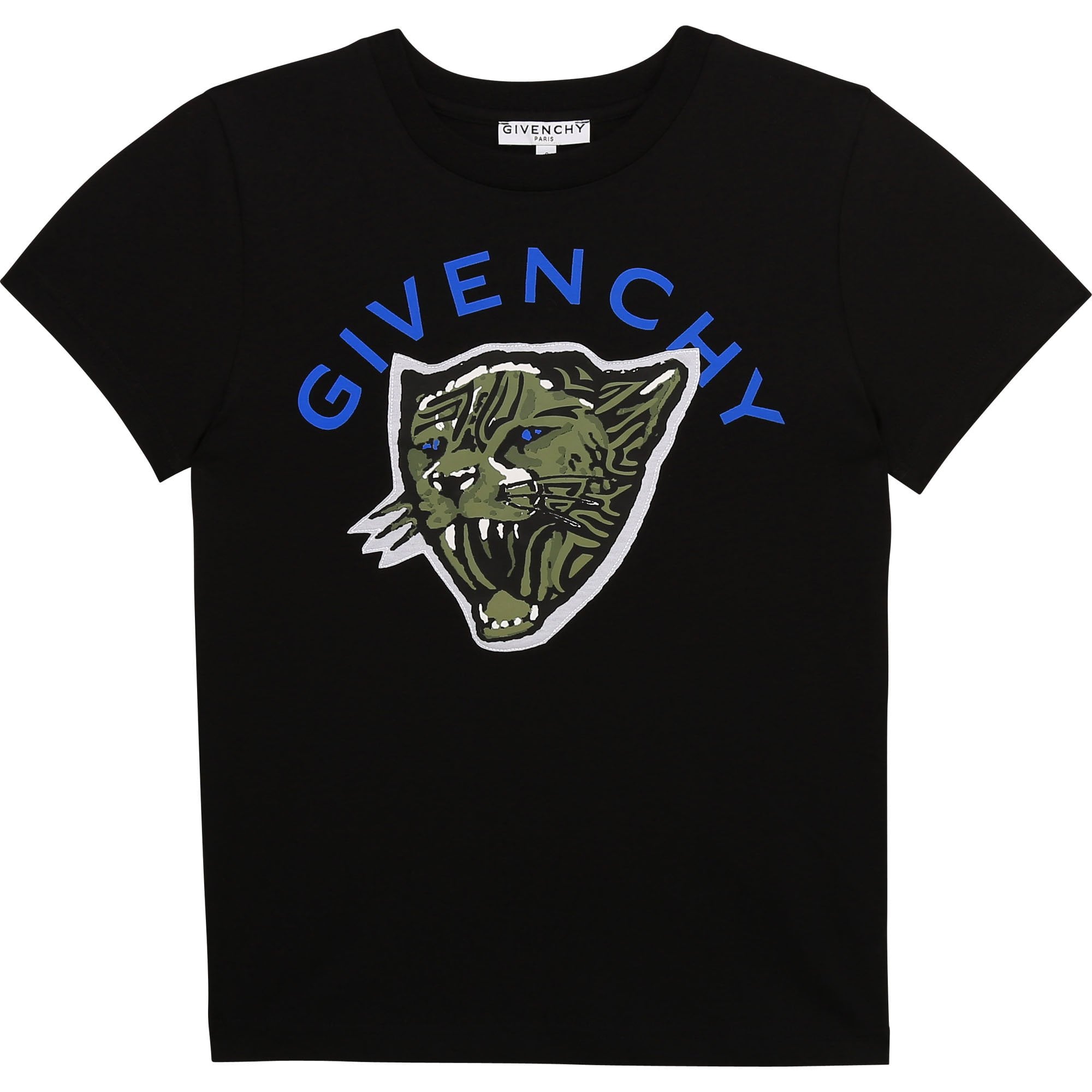 Givenchy Boys Tiger T-shirt Black - BLACK 6Y