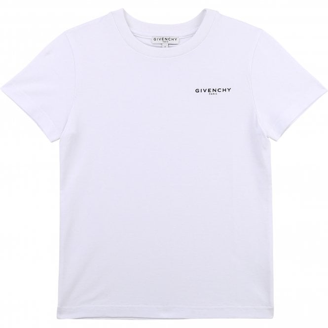 Givenchy Boys Cotton T-shirt White - 4Y