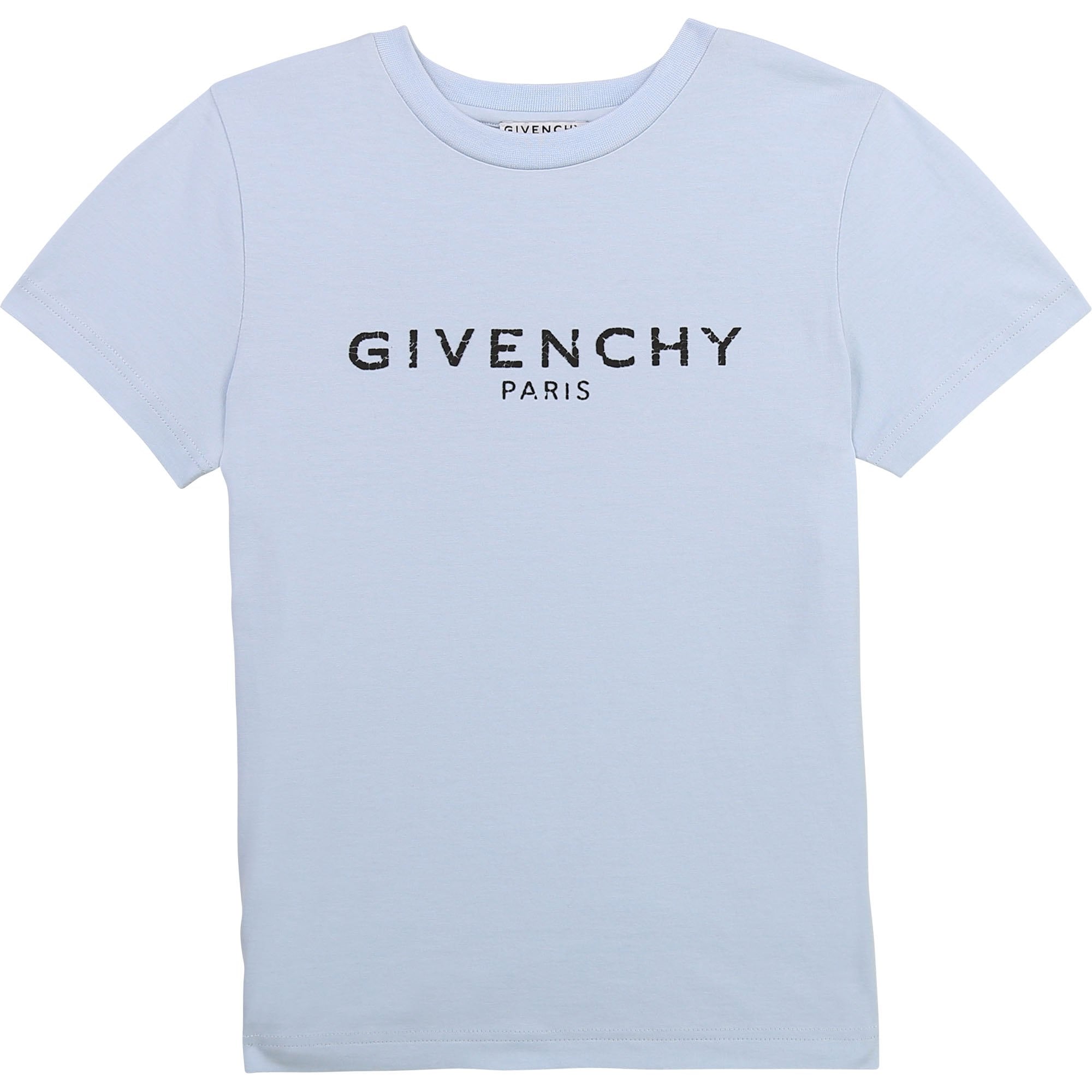 Givenchy Boys Cotton T-shirt Blue - BLUE 6Y