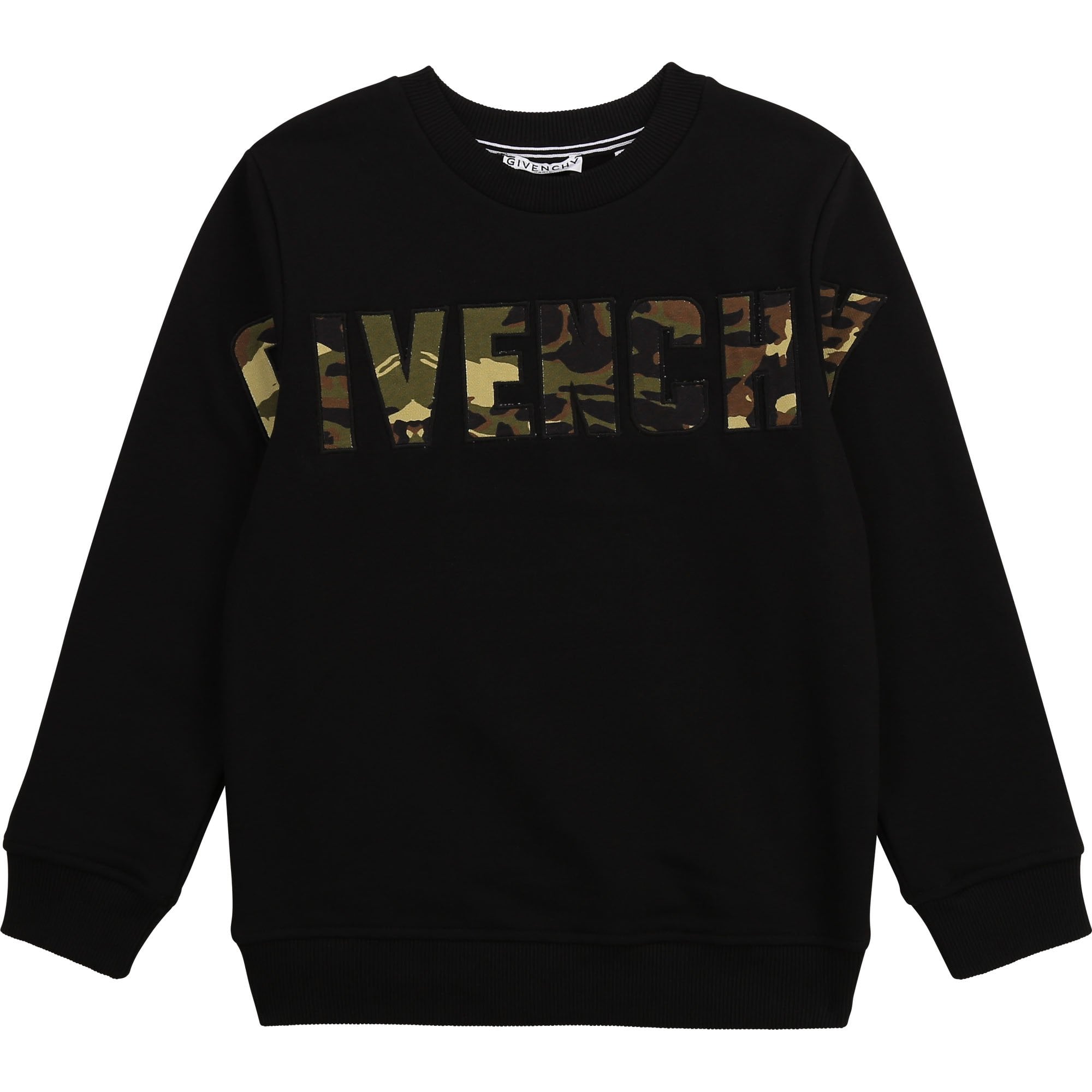 Kids White Printed Long Sleeve T-Shirt by Givenchy on Sale