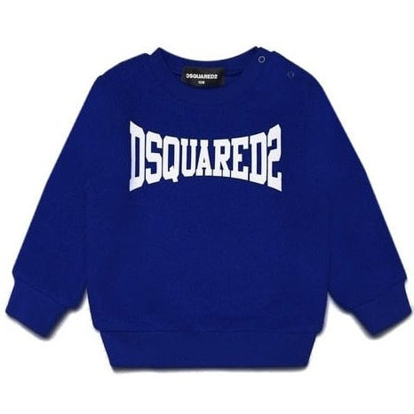 Dsquared2 Baby Boys Logo Sweater Blue 9M