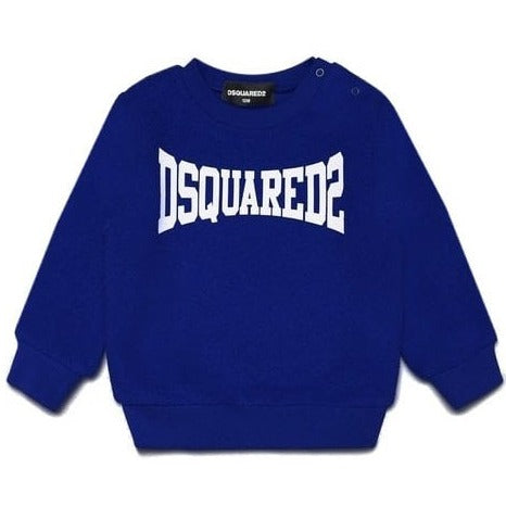 Dsquared2 Baby Boys Logo Sweater Blue - BLUE 3M