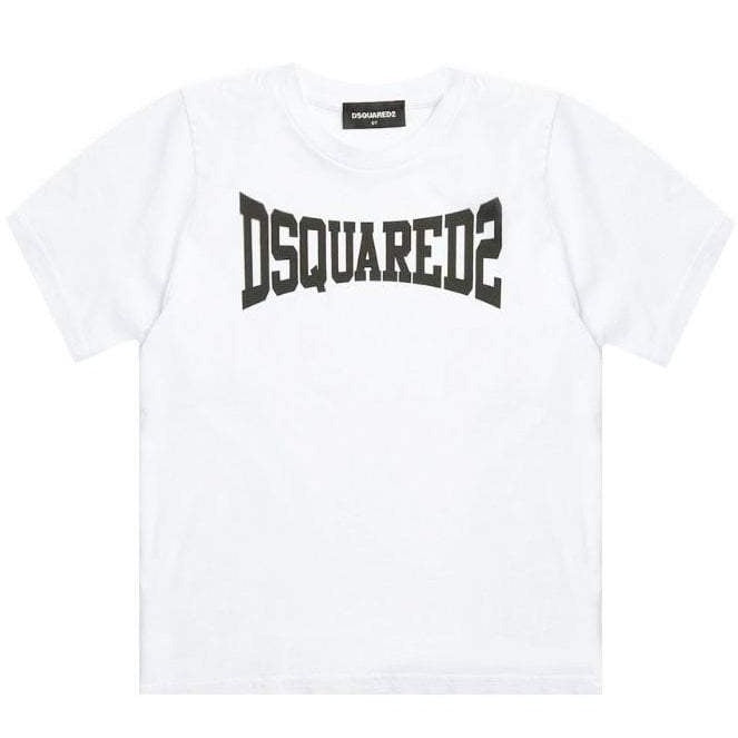 Dsquared2 Boys Cotton T-shirt White 12Y