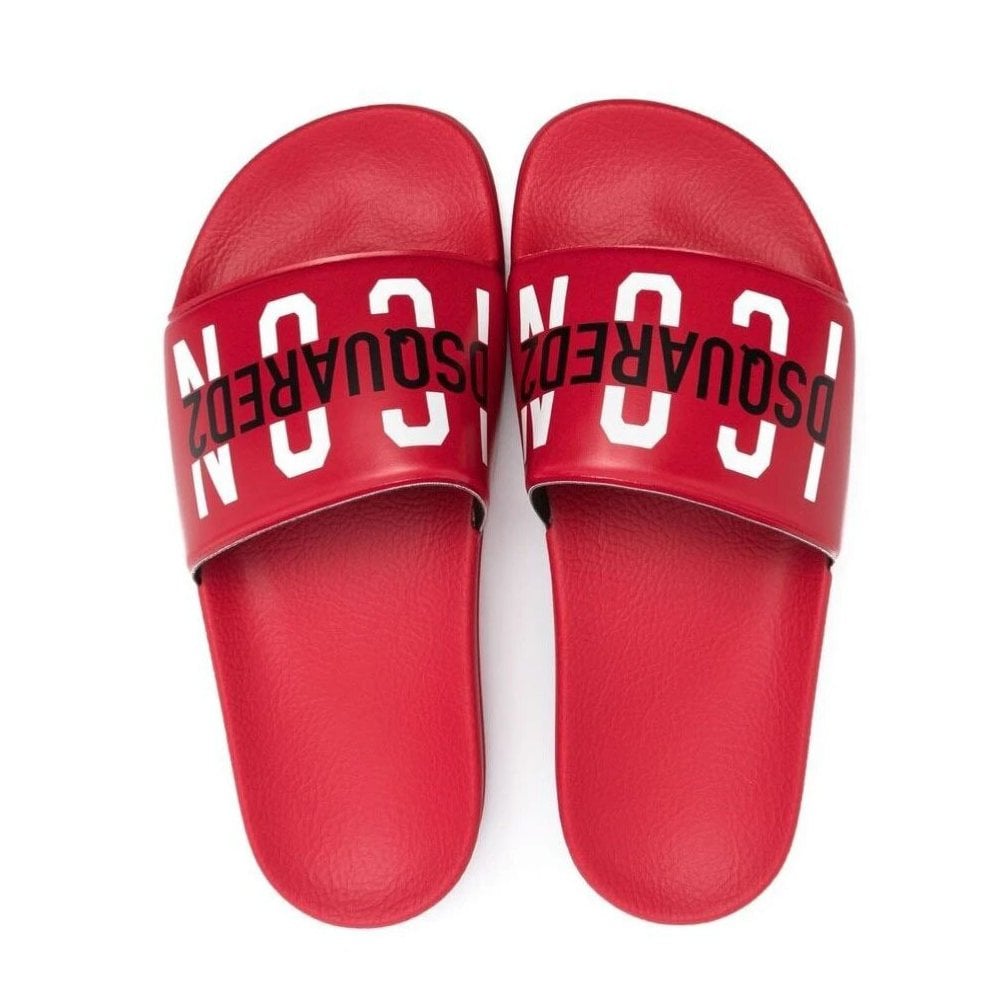 Dsquared2 Boys Icon Sliders Red 30