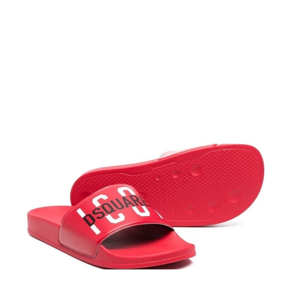 Dsquared2 Boys Icon Sliders Red 32