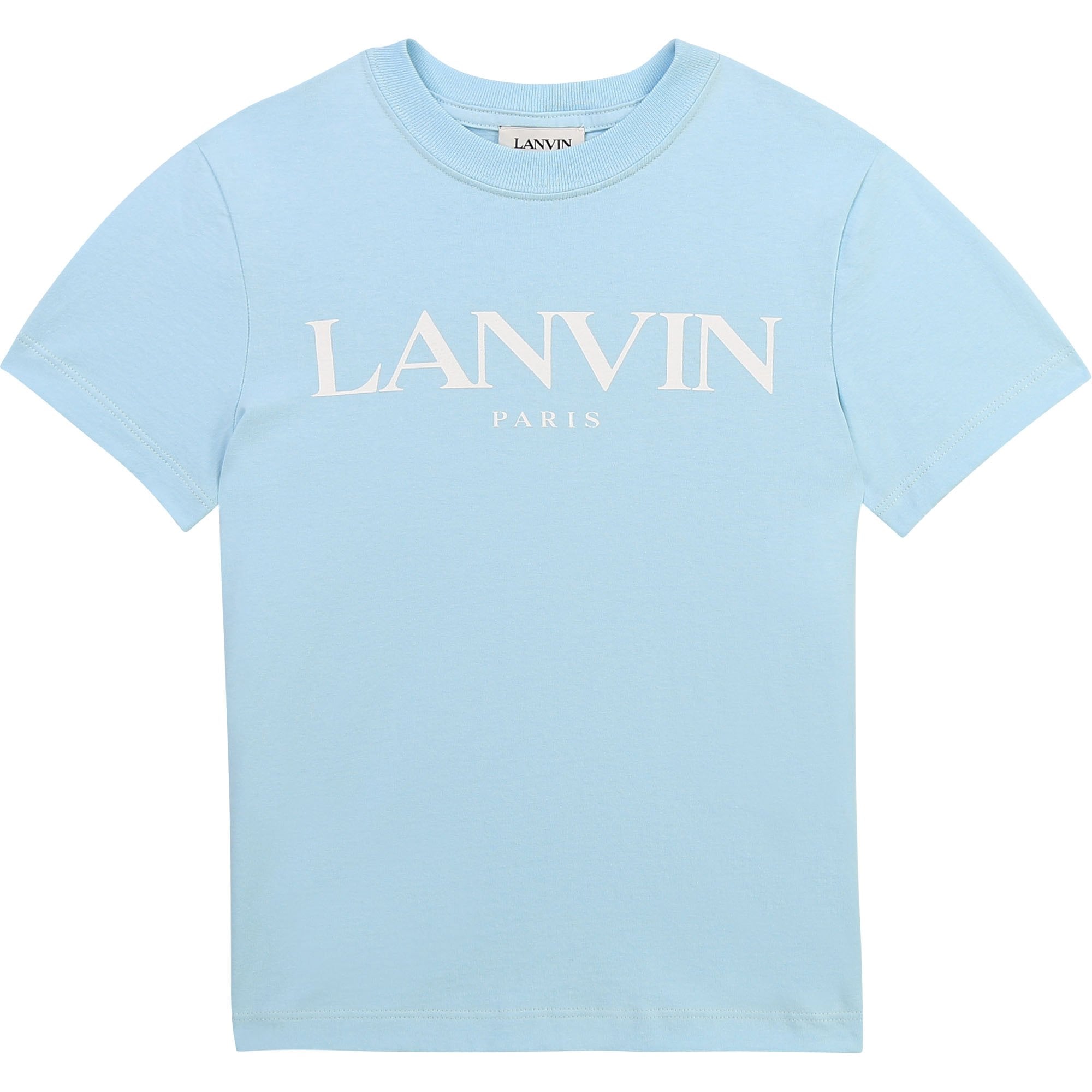 Lanvin Boys Logo T-shirt Blue - BLUE 8Y