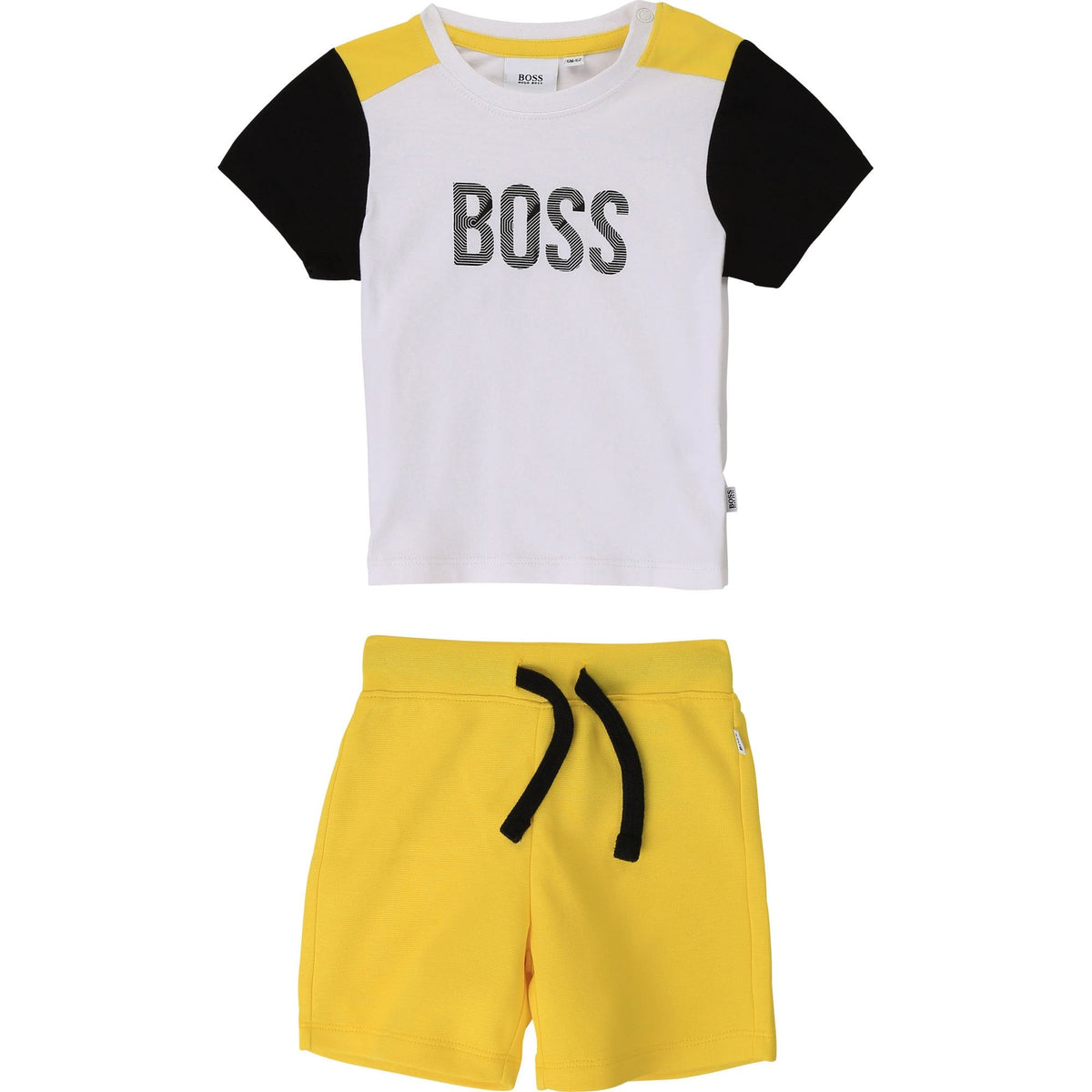 hugo boss t shirt and shorts set