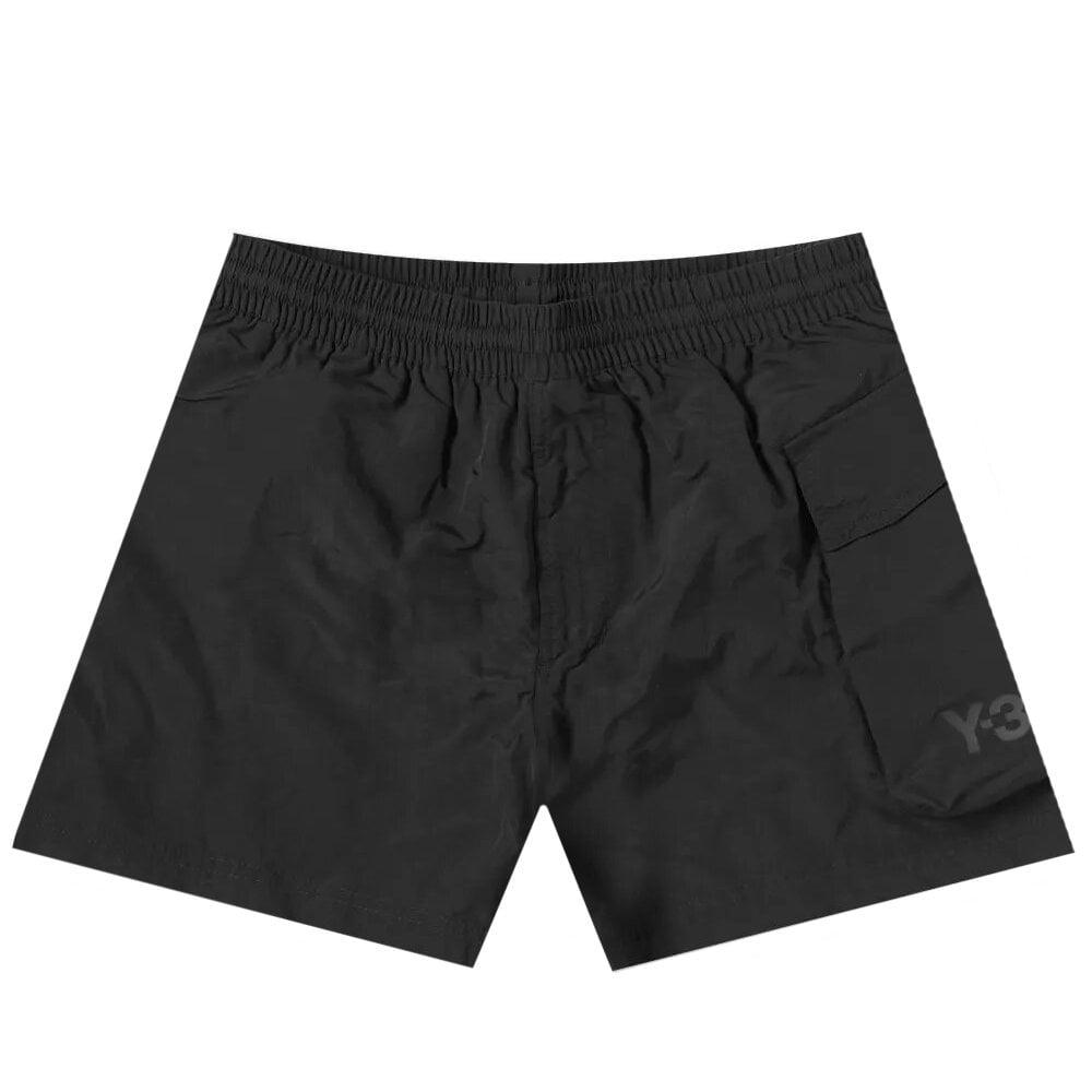 Y-3 Men's Utility Swim Shorts Black - BLACK S
