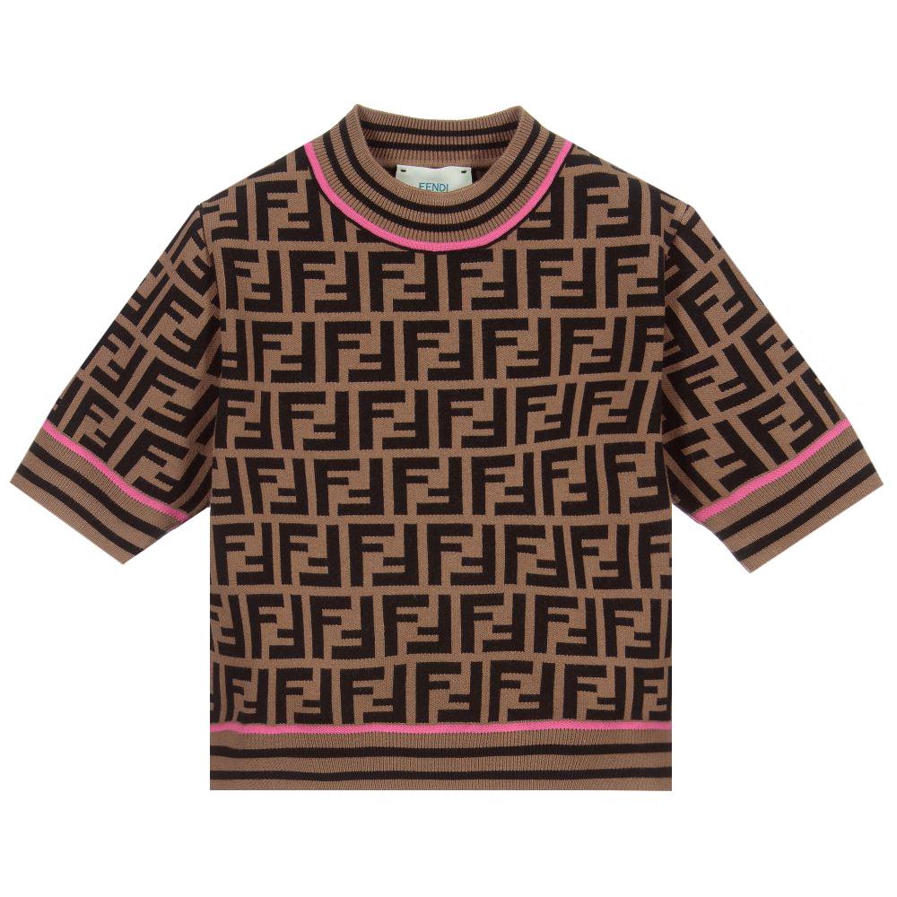 Fendi Girls Knit Sweater — Maison Threads