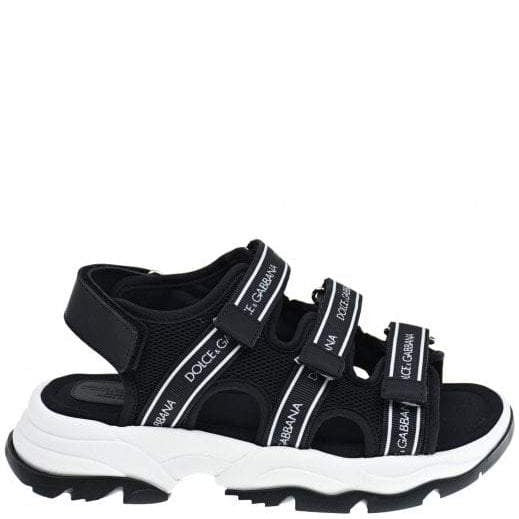 Dolce & Gabbana Boys Strap Sandals Black - BLACK EU24