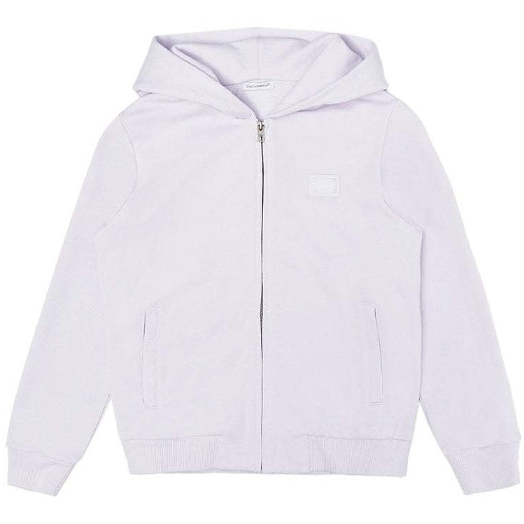 Dolce & Gabbana Girls Plain Hoodie Purple - PURPLE 6Y