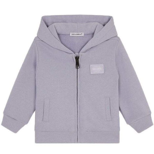 Dolce & Gabbana Girls Zip Hoodie Purple 3M