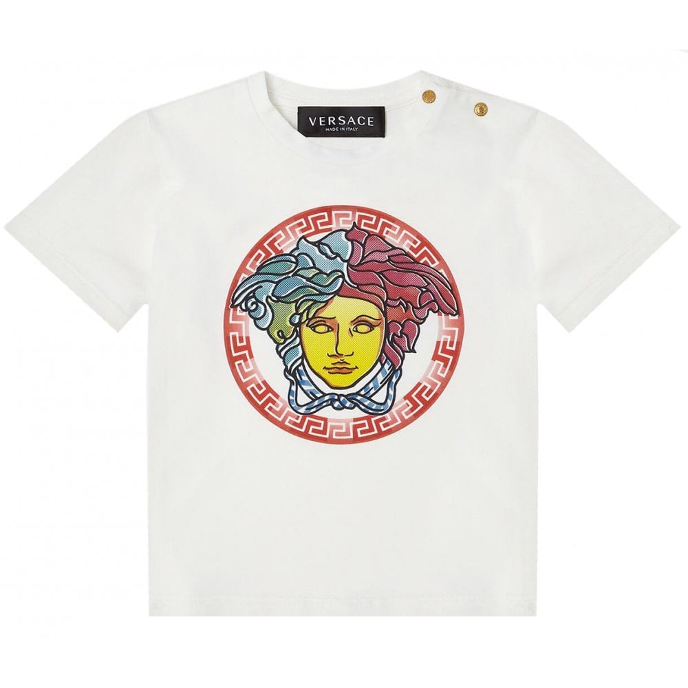 Versace Baby Boys Medusa T-shirt White 36M