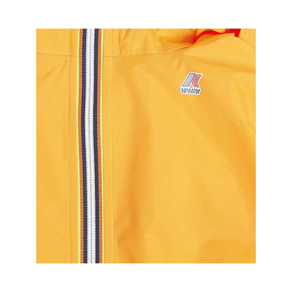 K-way Boys Runner Jacket Windproof Yellow Orange 4Y