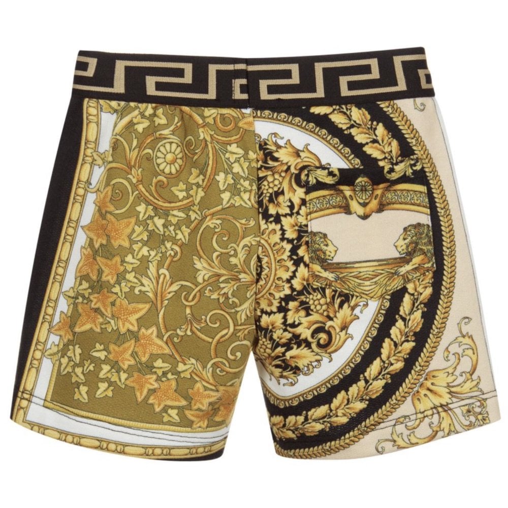 Mens Versace multi Silk Baroque Boxer Shorts