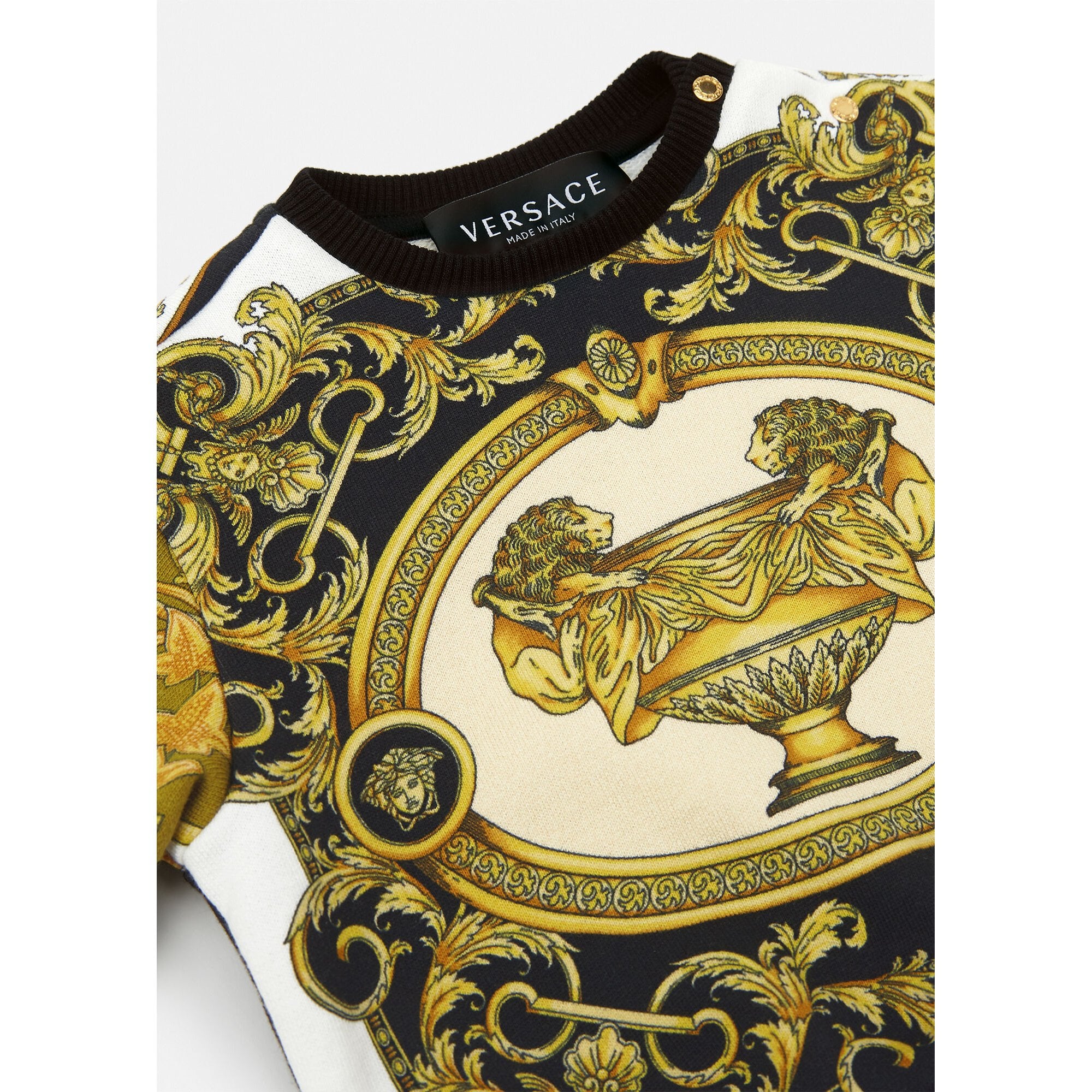 Versace Boys Mixed Print Sweatshirt Multi-coloured 24M
