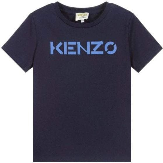 Kenzo Boys Logo T-shirt Navy 8Y