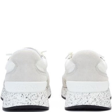 Z Zegna Men's Techmerino Piuma Sneakers White 9