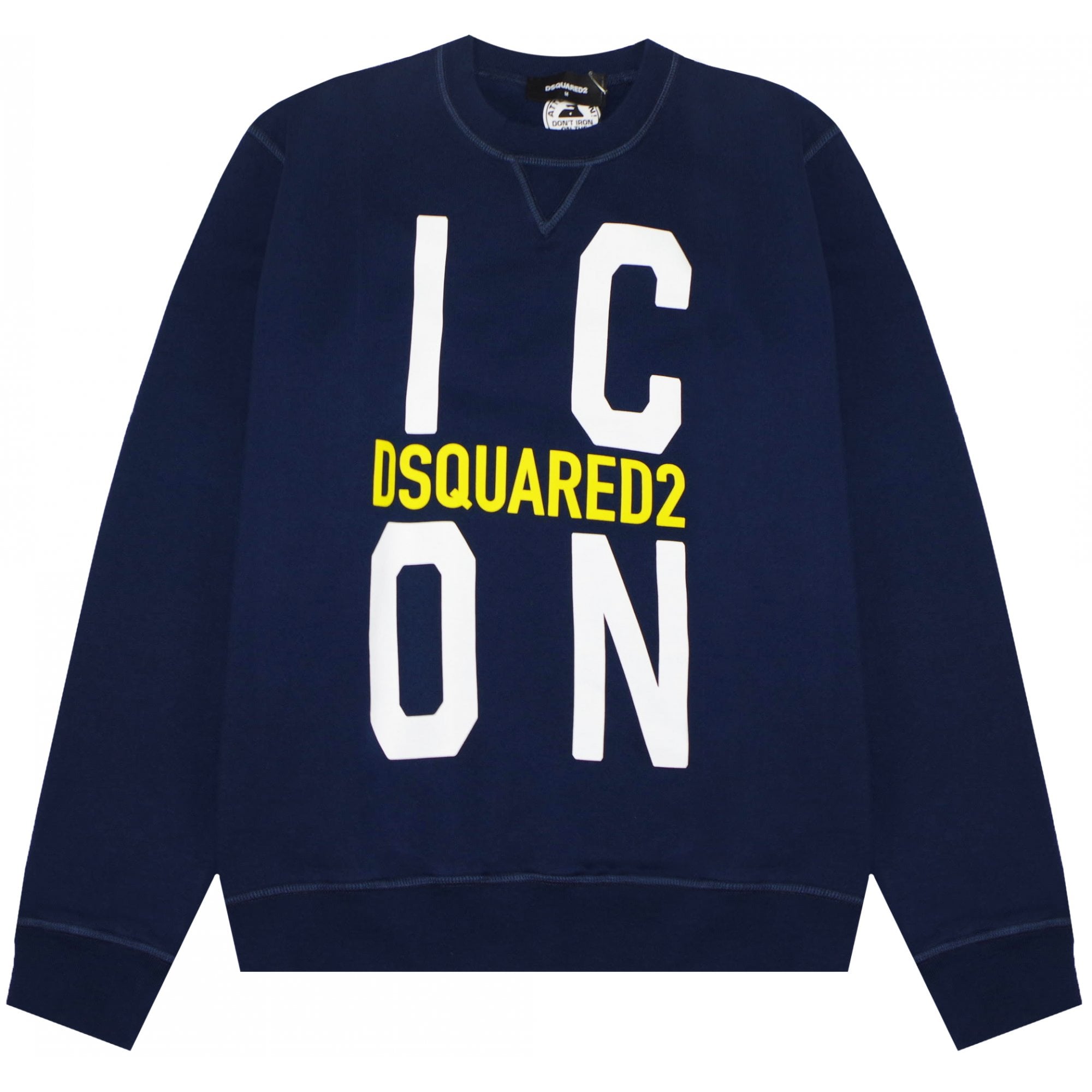 Dsquared2 Men's ICON Print Sweatshirt Navy - BLUE XS