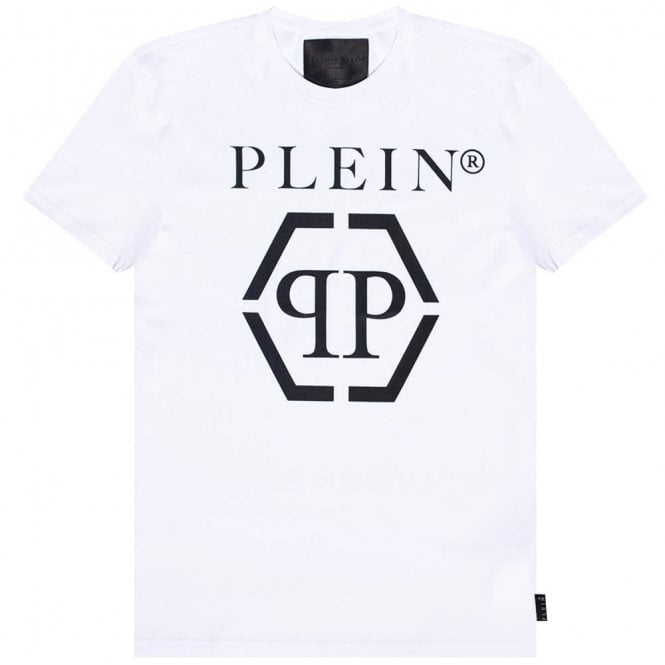 Philipp Plein Men's Classic Hexagon T-shirt White - WHITE M