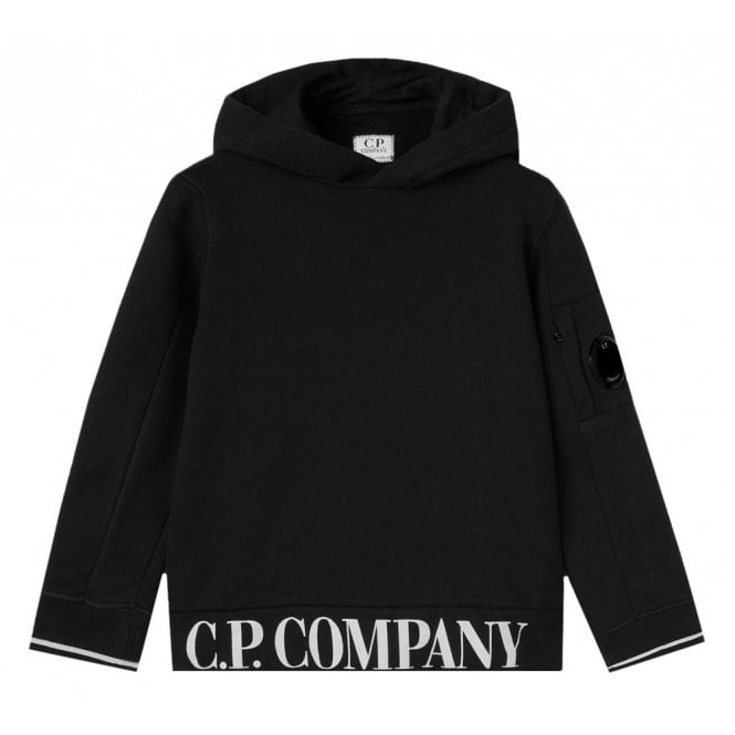 C.P. Company cotton lens-detail coat - Black