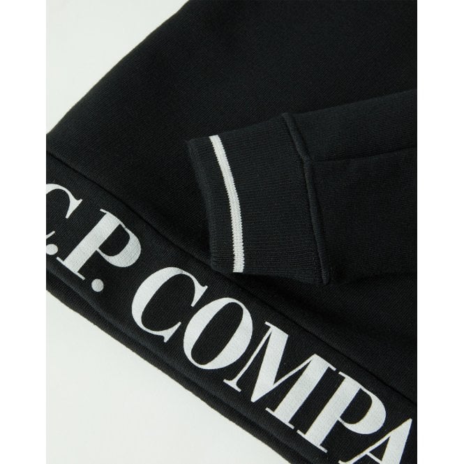 C.P Company Boys Logo Hoodie Black 2Y