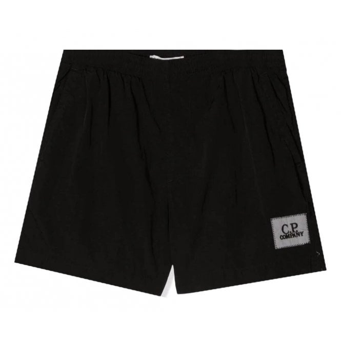 C.p Company Boys Logo Shorts Black 6Y