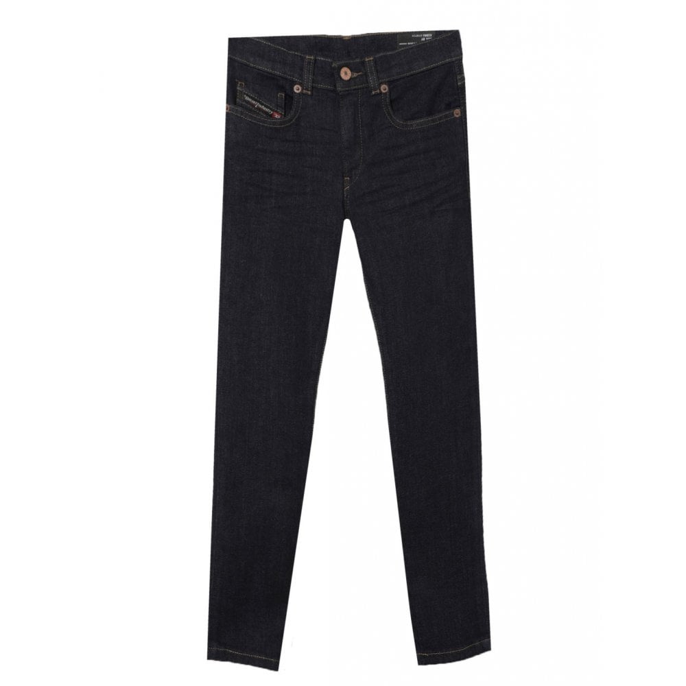 Diesel Boys Slim Fit Jeans Navy Blue - NAVY 6Y