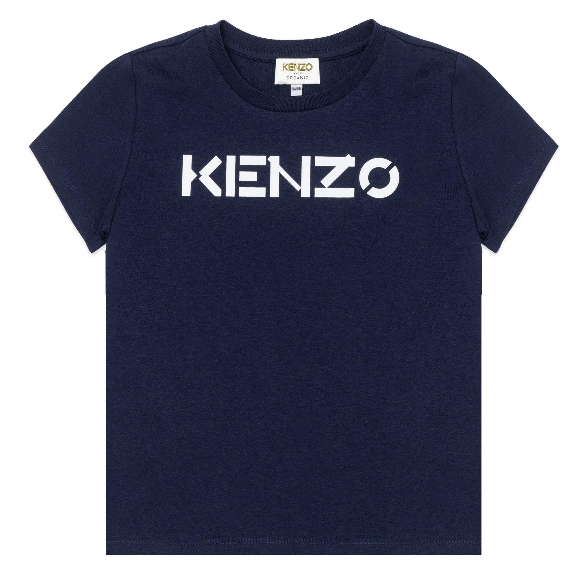 Kenzo Kids-boys Grey Logo T-Shirt